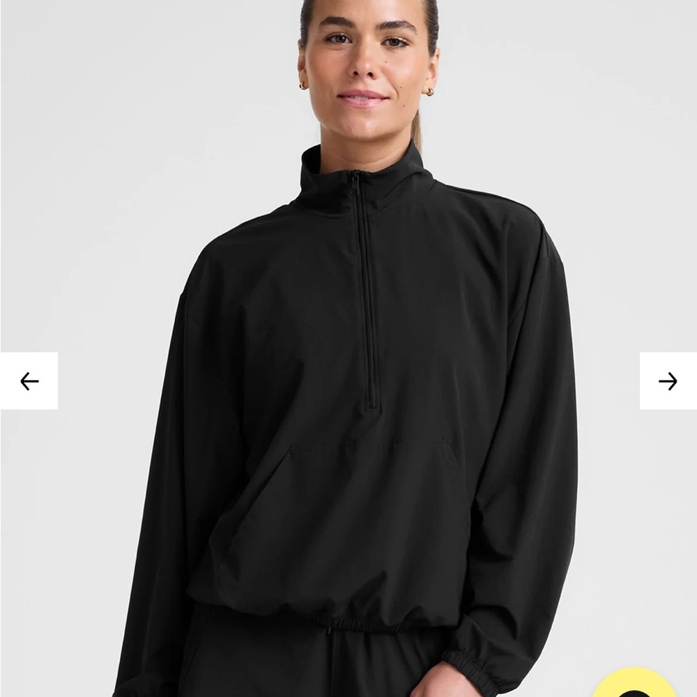 Beyond Yoga Black Zip-Up Jacket